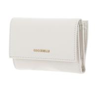 COCCINELLE Metallic Soft Wallet Grainy Leather Pearl