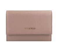 Coccinelle Metallic Soft wallet leather 14 cm brown