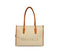Coccinelle Myrtha embossed tote bag - Neutrals OS