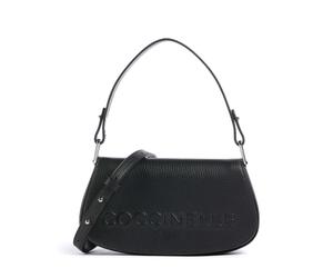 Coccinelle Myrtha Maxi Logo | leather Shoulder bag | black