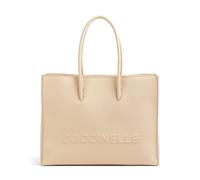 Coccinelle Myrtha Maxi Logo Tote bag, female, beige