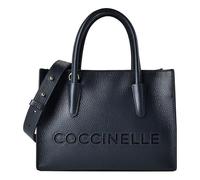 Coccinelle Myrtha Shopper Bag Genuine Leather 27 cm blue