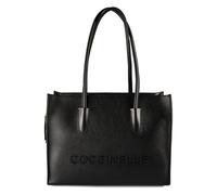 Coccinelle Myrtha Shopper Bag Genuine Leather 36 cm black