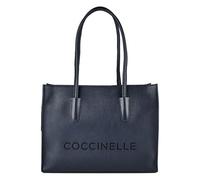 Coccinelle Myrtha Shopper Bag Genuine Leather 36 cm blue