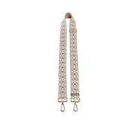 Coccinelle Nastro Monogram Bag strap, female, beige