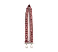 Coccinelle Nastro Monogram Tricolor Bag strap, female, red
