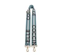 Coccinelle Nastro Signature Bag strap, female, blue