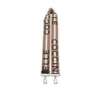 Coccinelle Nastro Signature Bag strap, female, brown