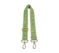 Coccinelle Nastro Signature Bag strap, female, green