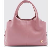 COCCINELLE Nell Pebbled Leather Handbag with Removable Shoulder Strap