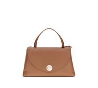 Coccinelle Nikla curved-top circular-detail tote bag - Brown OS