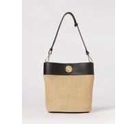COCCINELLE Nikla Raffia and Leather Bag