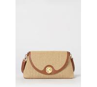 COCCINELLE Nikla Raffia and Leather Bag