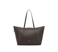 Coccinelle Nory grained-leather tote bag - Brown OS