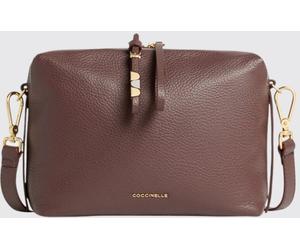 COCCINELLE Nory Small Tumbled Leather Crossbody Bag with Zip