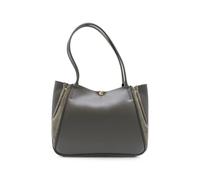 Coccinelle Pansy leather suede-panel tote bag - Grey OS