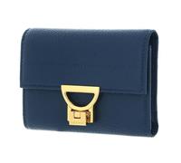 Coccinelle Purse Arlettis Wallet Grained Leather Deep Blue Teal