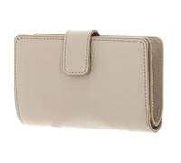 Coccinelle Purse Metallic Soft Mini Wallet Grained Leather Sandshell Beige