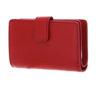 Coccinelle Purse Metallic Soft Mini Wallet Grained Leather Scarlet red
