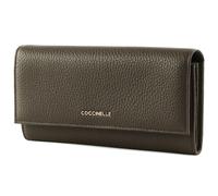 COCCINELLE purse Metallic Soft Wallet Coffee