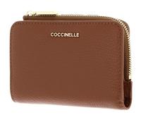 COCCINELLE purse Metallic Soft Wallet Cognac