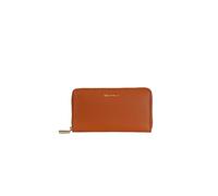 Coccinelle Purse Metallic Soft Wallet Grained Leather Crab Light Brown