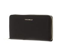 Coccinelle Purse Metallic Soft Wallet Grained Leather Fango Dark Green