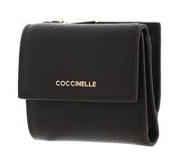 Coccinelle Purse Metallic Soft Wallet Grained Leather Fango Dark Green