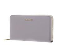 Coccinelle Purse Metallic Soft Wallet Grained Leather Oyster Mauve