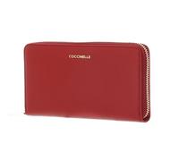 Coccinelle Purse Metallic Soft Wallet Grained Leather Scarlet red