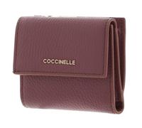 COCCINELLE Metallic Soft Wallet Grained Leather Winter Rose