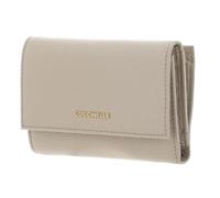 Coccinelle Purse Metallic Soft Wallet Grainy Leather Sandshell Beige