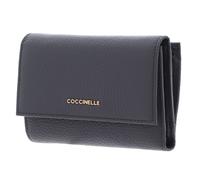 COCCINELLE purse Metallic Soft Wallet Grainy Leather Stove