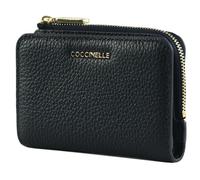 COCCINELLE purse Metallic Soft Wallet Midnight Blue
