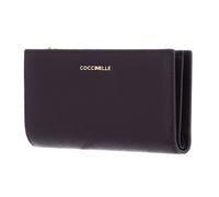 COCCINELLE purse Metallic Soft Wallet Prune