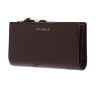Coccinelle Purse Pansy Wallet Grained Leather Berry Dark Purple