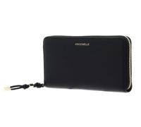 Coccinelle Purse Pansy Wallet Grained Leather Noir Black