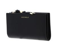 Coccinelle Purse Pansy Wallet Grained Leather Noir Black