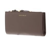 Coccinelle Purse Pansy Wallet Grained Leather Warm Taupe