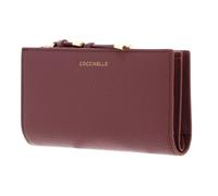Coccinelle Purse Pansy Wallet Grained Leather Winter Rose Old Pink
