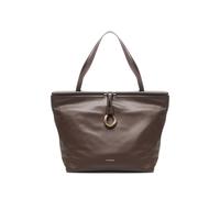 Coccinelle ring-detail leather shoulder bag - Brown One Size