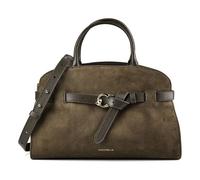 Coccinelle Sabine Shoulder Bag Genuine Leather 34 cm olive