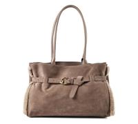 Coccinelle Sabine Shoulder Bag Genuine Leather 36 cm brown