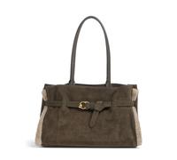 Coccinelle Sabine Soft Suede | Tote bag | olive