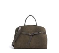 Coccinelle Sabine Suede | leather Handbag | olive