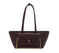 COCCINELLE shopper bag Double Beat Grained Leather Handbag Berry