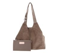 COCCINELLE shoulder bag C-Easy Handbag Suede Warm Taupe