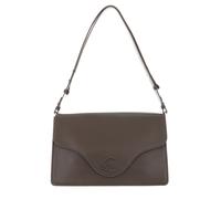 Coccinelle C-Me Shoulder Bag Genuine Leather 32 cm green