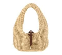 Coccinelle shoulder bag C-Me Summer Crochet Handbag Natural/Cognac beige
