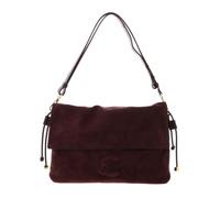 Coccinelle shoulder bag cross body bag Lidia Handbag Suede Leather/Smooth Leather Berry/Berry dark purple